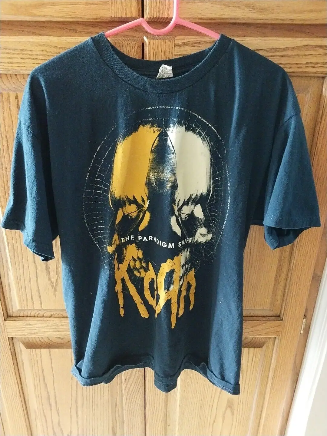 Мужская футболка с переключением парадигмы 2 Korn XL темно-синяя черная