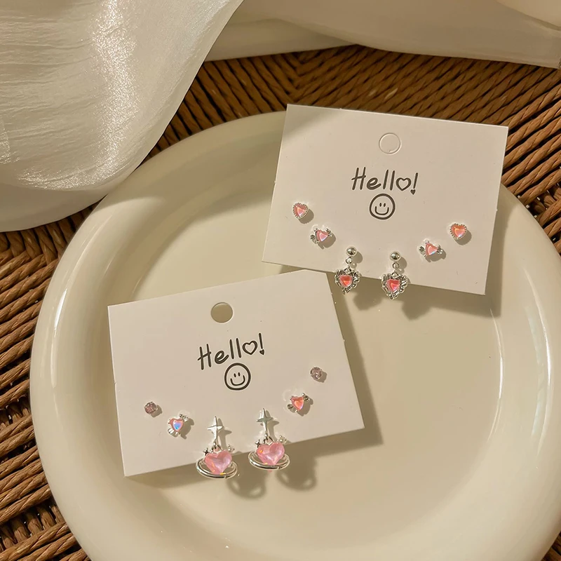 6 шт./комплект женские серьги-гвоздики