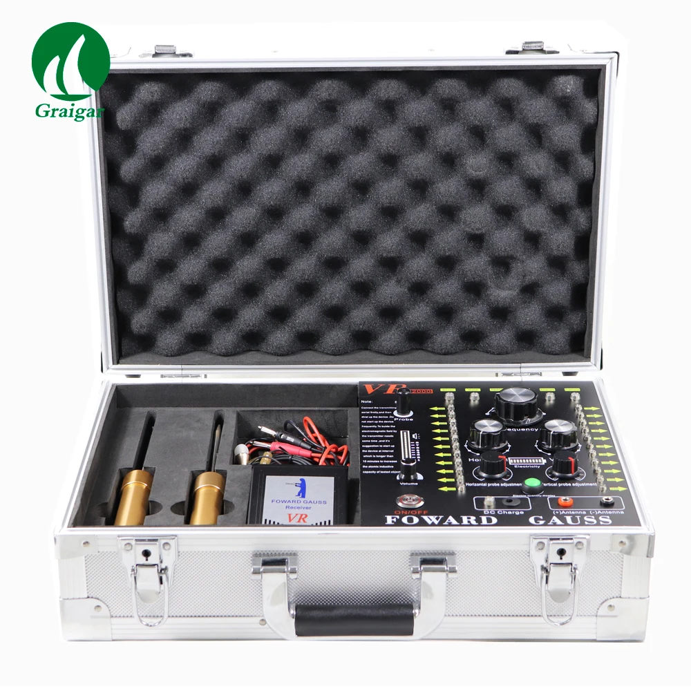 

Newest VR-12000 Ultrasonic Long Range Gold and Gem Metal Detector Detecting Range: 100-3000m Detecting Depth:5-250m