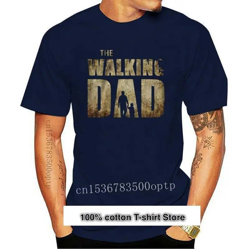 

Camiseta de The Walking Dad para hombre, camiseta para el día del padre, hijo y padre, parodia