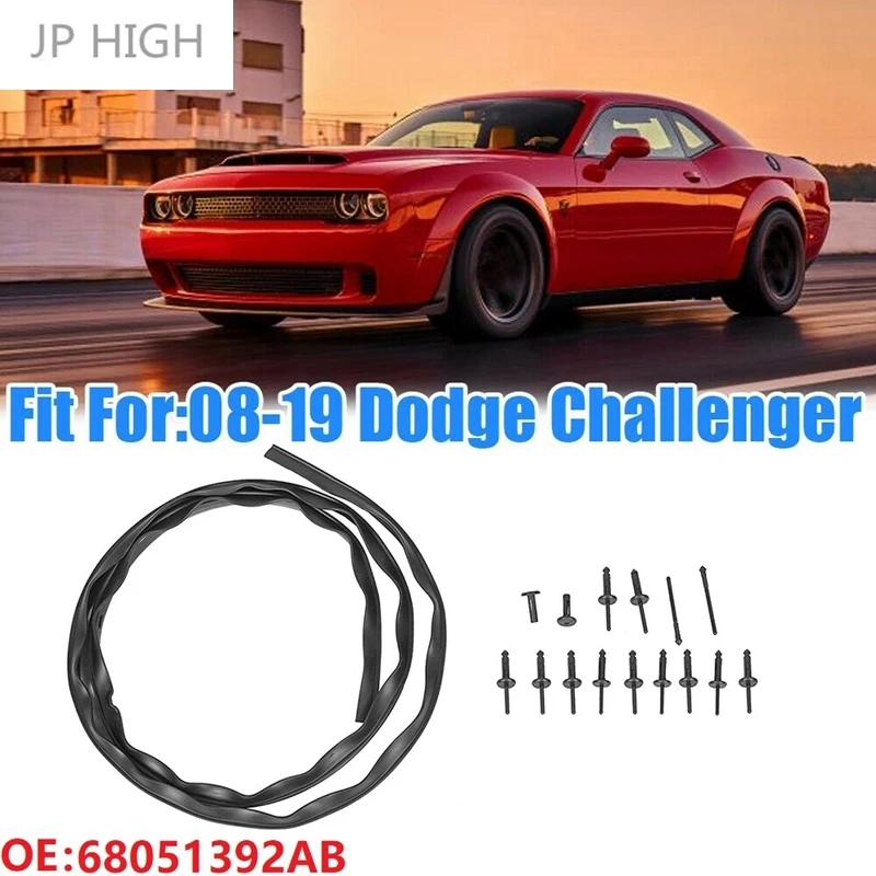 

Водонепроницаемая передняя панель бампера с заклепками для Dodge Challenger 2008-2019 68051392AB 68051392AA