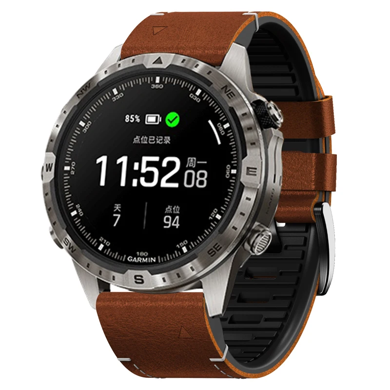 Фото Ремешок для наручных часов Quickfit, браслет для Garmin MARQ Adventurer Athlete Aviator Captain Golfer Epix Gen 2 22 мм Fenix 7 6 Pro №3