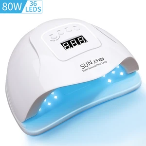 Imported Nail Drying Lamp For Nails UV Light Gel Polish Manicure Cabin Led Lamps Nails Dryer Machine Professi