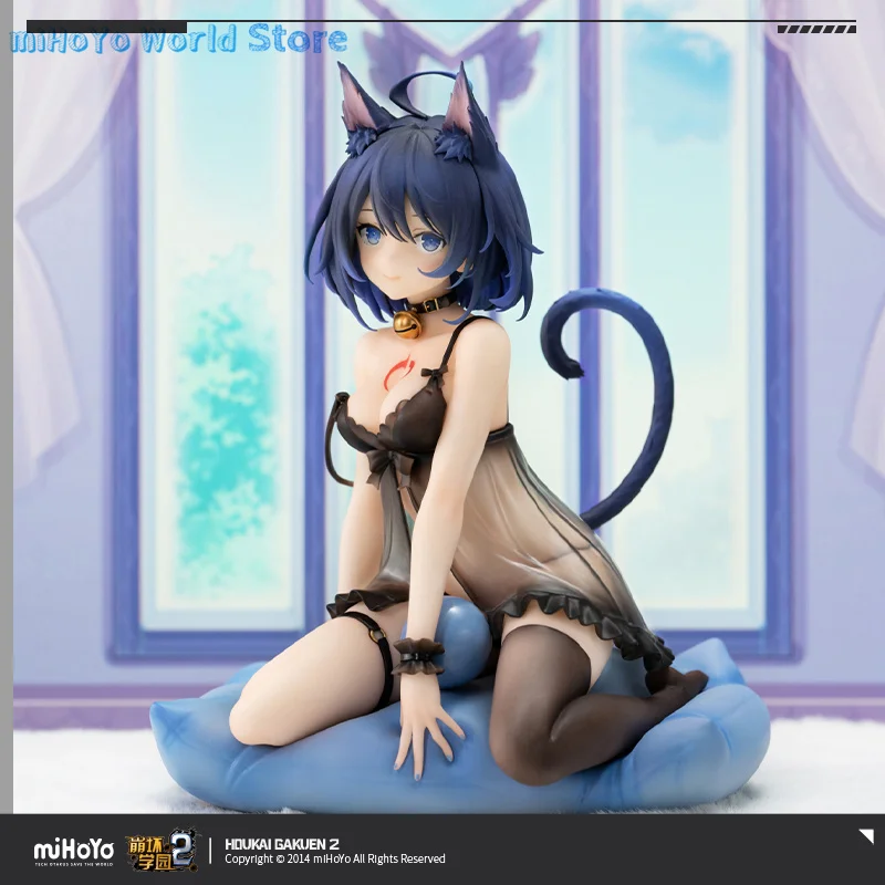 

MiHoYo официальная экшн-модель Seele наборы подлинная Honkai Impact 3 Seele Vollerei Cat Tail Ver 1/7 комплекты гаража подарки на день рождения