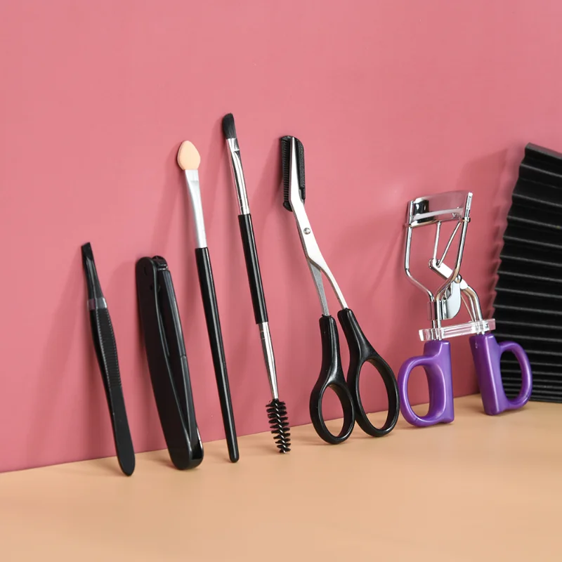 

Karsyngirl 6Pcs Eyebrow Trimming Kit Eyebrow Shaping Set Eyebrow Scissor Tweezers and Razor Set Makeup Tool for Women