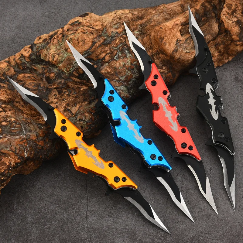

Pocket Knife Portable Self-defense Outdoor Knife Field Portable Batknife Practical Tool EDC Accessories