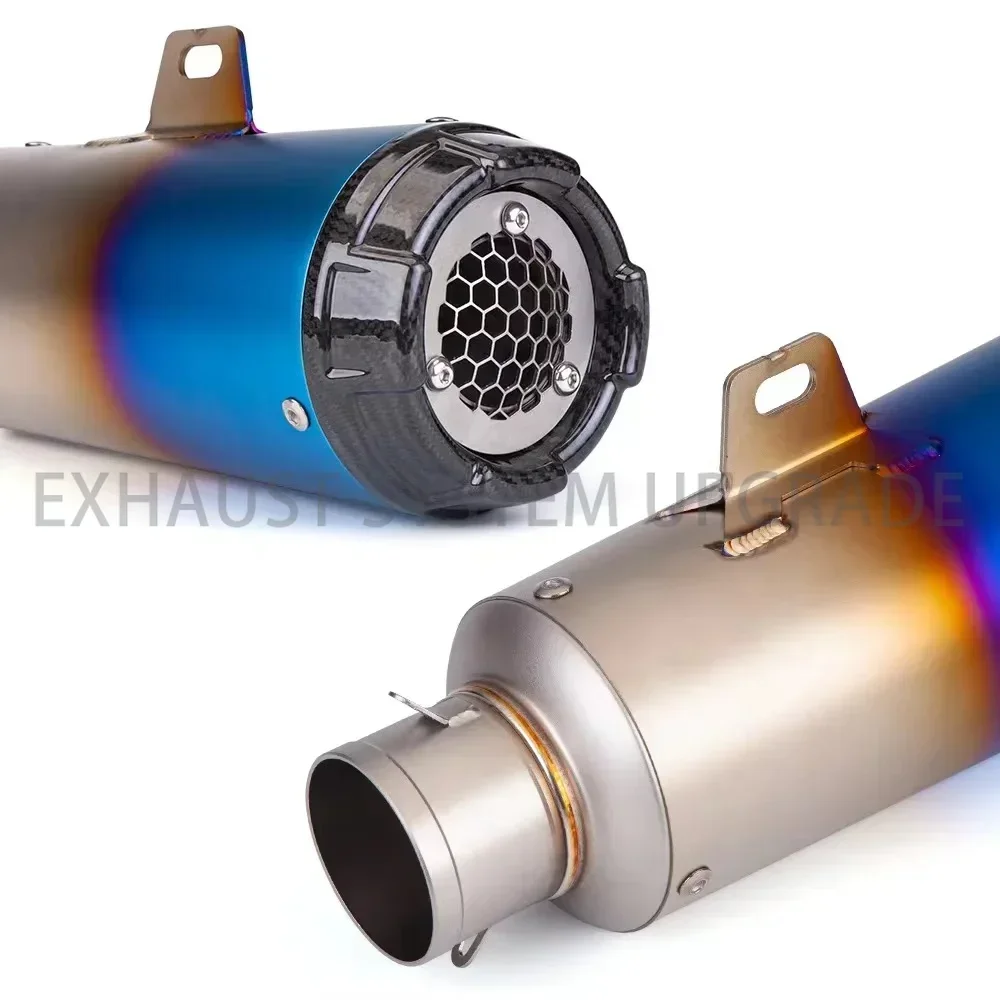 51 мм Универсальный мотоцикл углеродное волокно Sc выхлопной труба для проектора