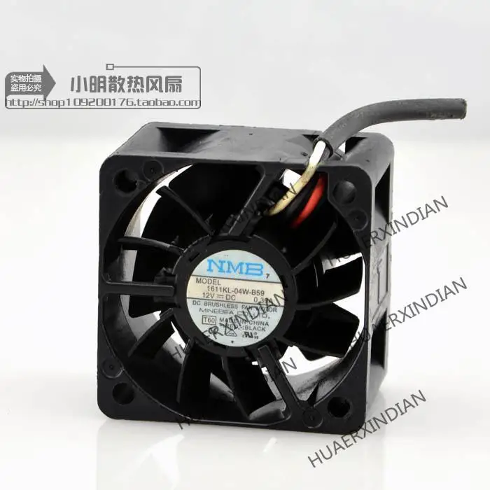 Новый комплект для сборки охлаждающего вентилятора 1611KL-04W-B59 4028 DC12V 0.39A