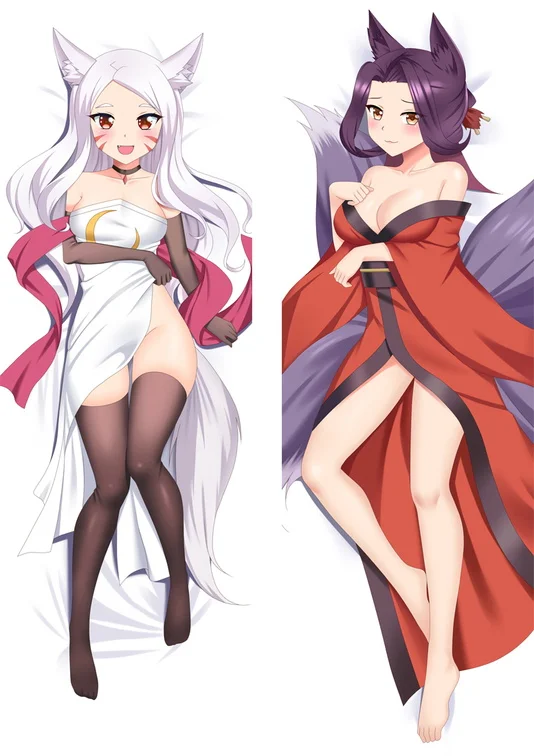 60x180 см японское аниме Sewayaki Kitsune no Senko-san Senko Shiro Dakimakura Otaku мужской чехол для подушки
