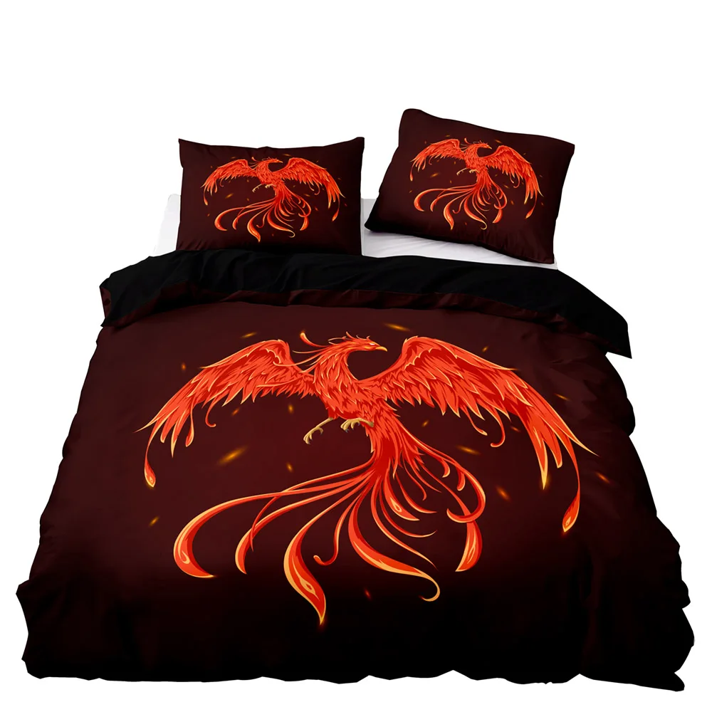 Шикарный комплект постельного белья с пододеяльником и Фениксом размер X 0 | Дом