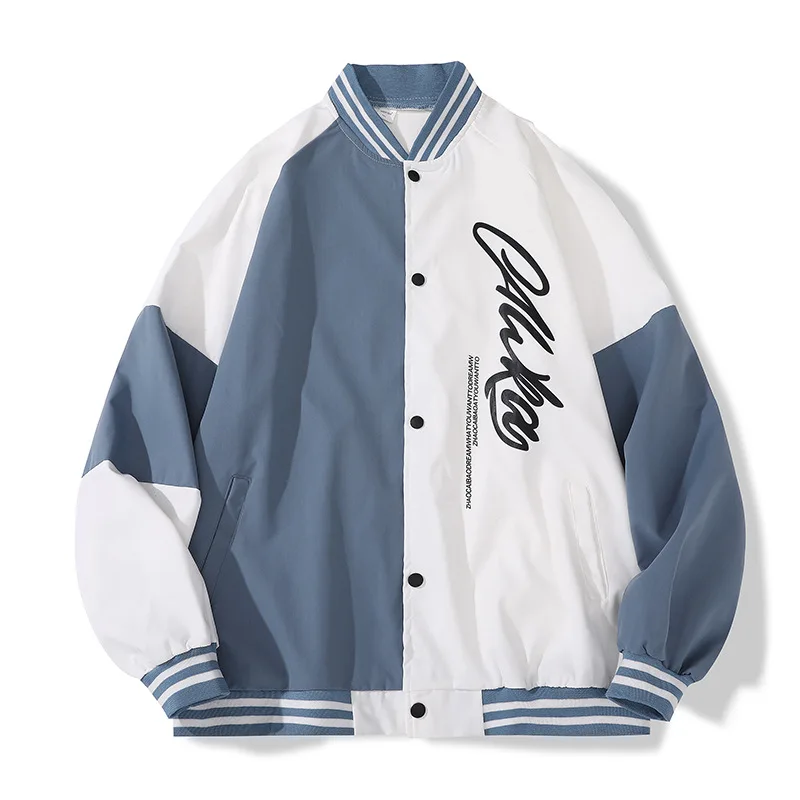 

Куртка мужская демисезонная с воротником-стойкой, на пуговицах