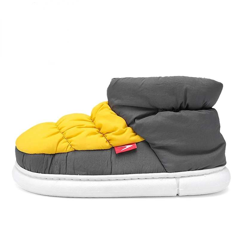 

Winter Men Snow Boots Plush Warm Ankle Boots Men Down Waterproof High Top Home Cotton Shoes Non-Slip Available indoor and outdoo