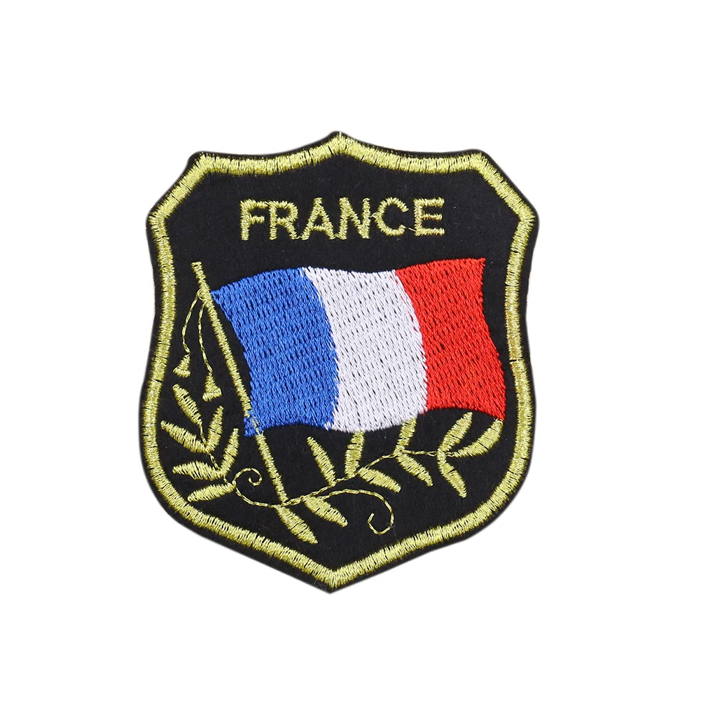 2 шт. вышитые патчи с французским флагом | Дом и сад