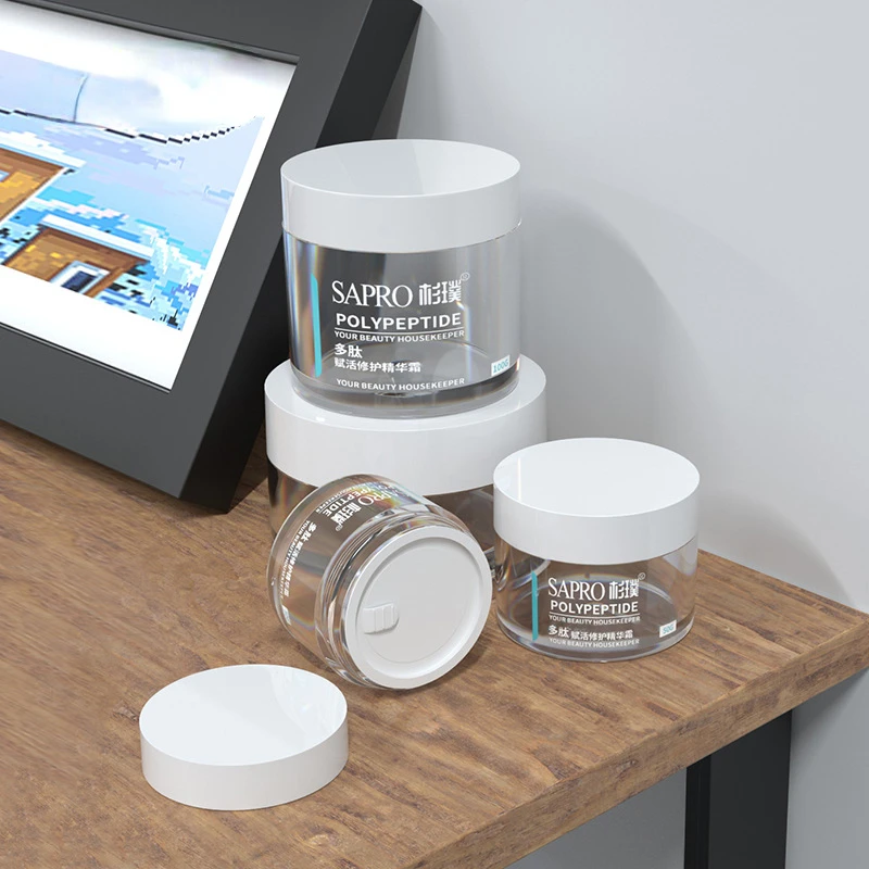 

1pc 5/15/30g Airless Pump Jar Empty Acrylic Cream Bottle Refillable Cosmetic Easy To Use Container Portable Travel Makeup Tools