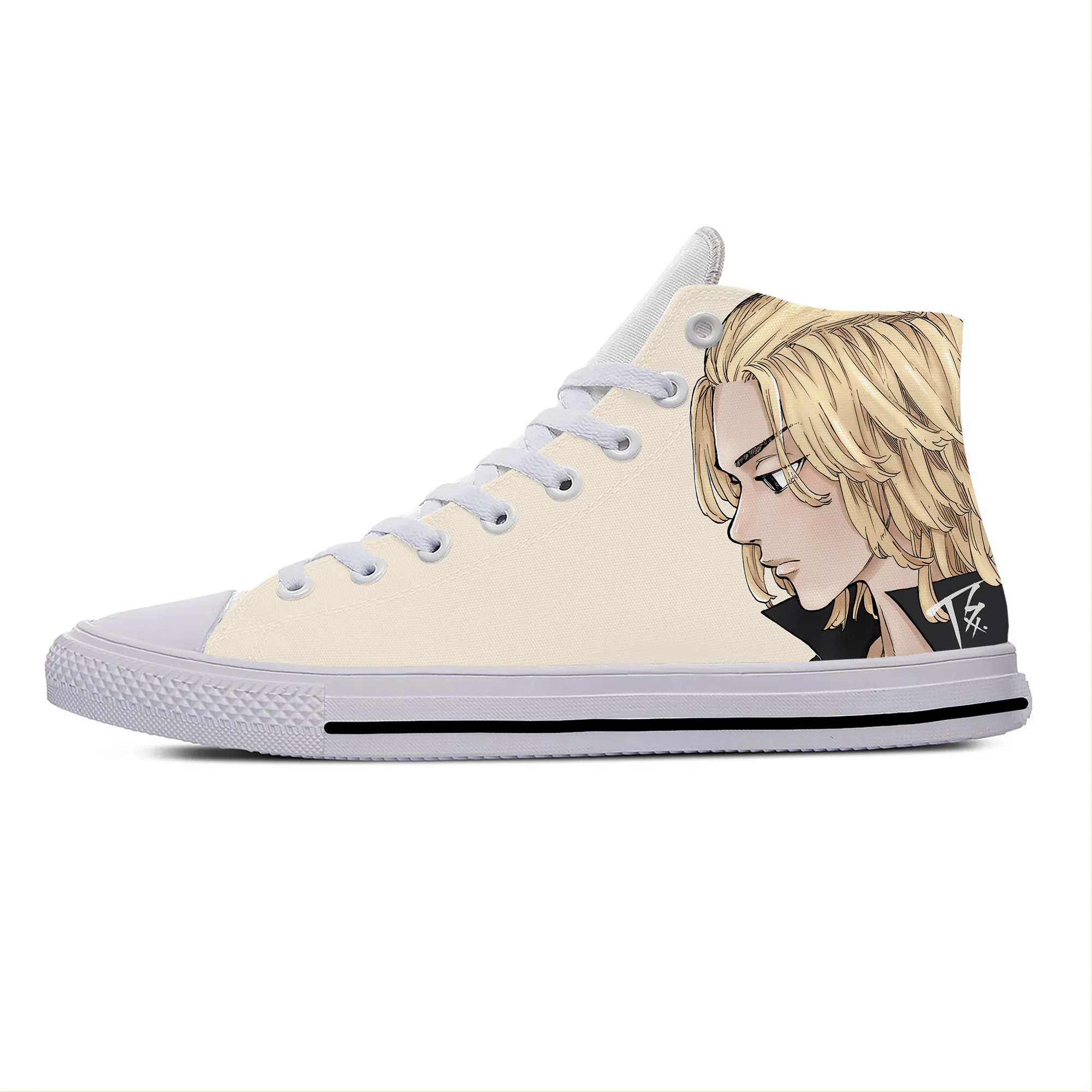 

Кроссовки мужские/женские с высоким верхом, повседневная Тканевая обувь с аниме манга, Токийский призрак, Сано мангиро, легкие дышащие кеды ...