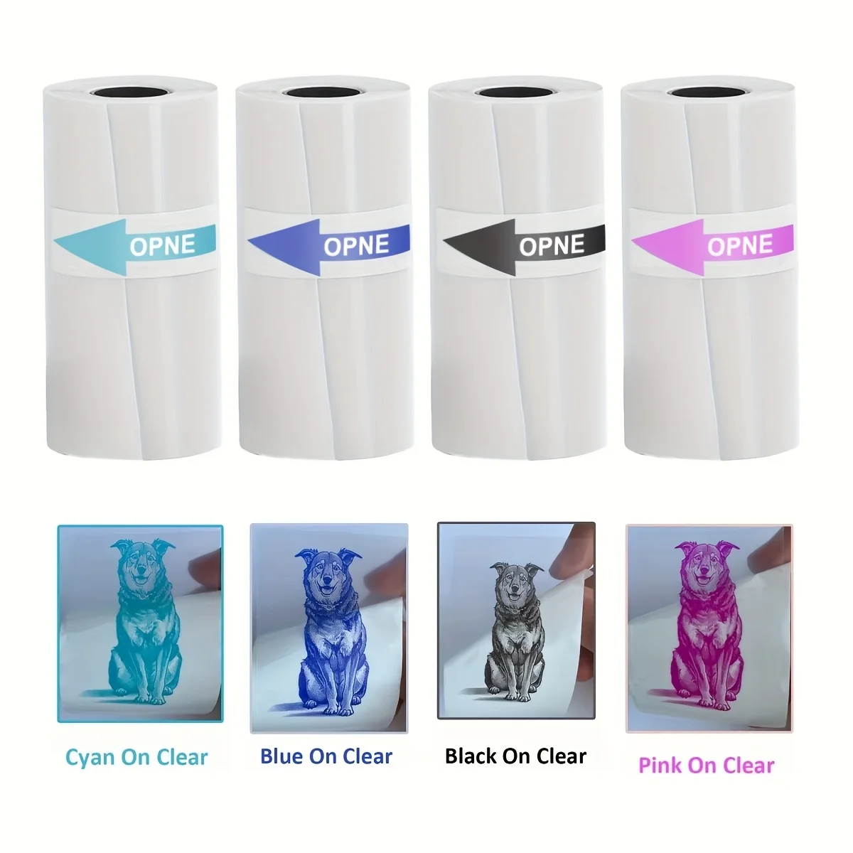 

Прозрачные самоклеящиеся наклейки для мини-принтеров