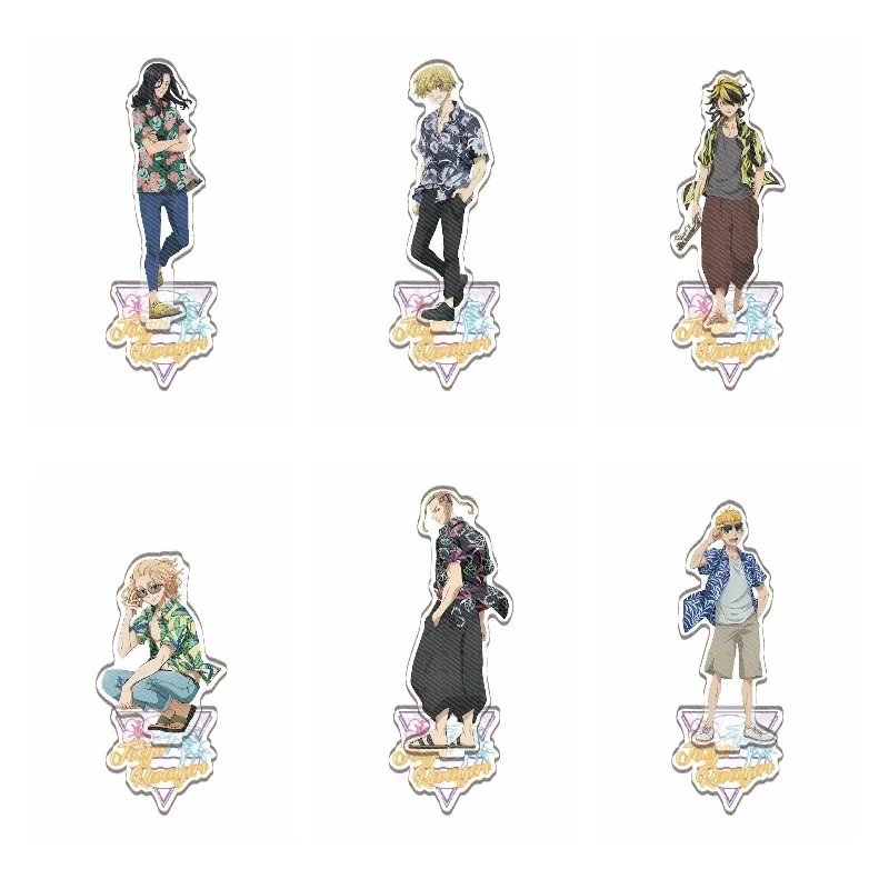 

Tokyo Revengers Anime Figures Baji Keisuke Acrylic Mikey Matsuno Chifuyu Character Model Plate Desk Decor Standing Sign Fans Toy