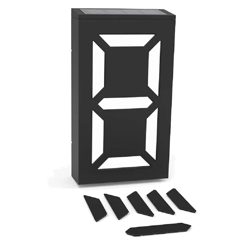 

Внешний адресный светильник на солнечной батарее, номер дома для внешсветодиодный Одного Светильника на солнечной батарее, DIY-номер для детской ламсветильник