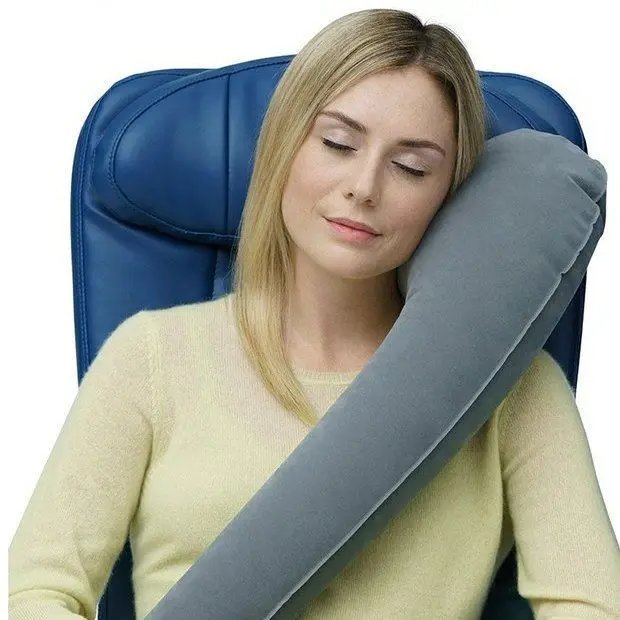 

Надувная дорожная подушка для сна на боку