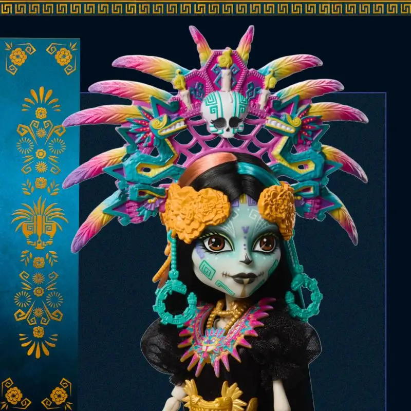 Фото Куклы серии Barbie Elf High School Monster High Day of the Dead, новинка 2025 года, оригинальная коллекция фигурок, подарки №3