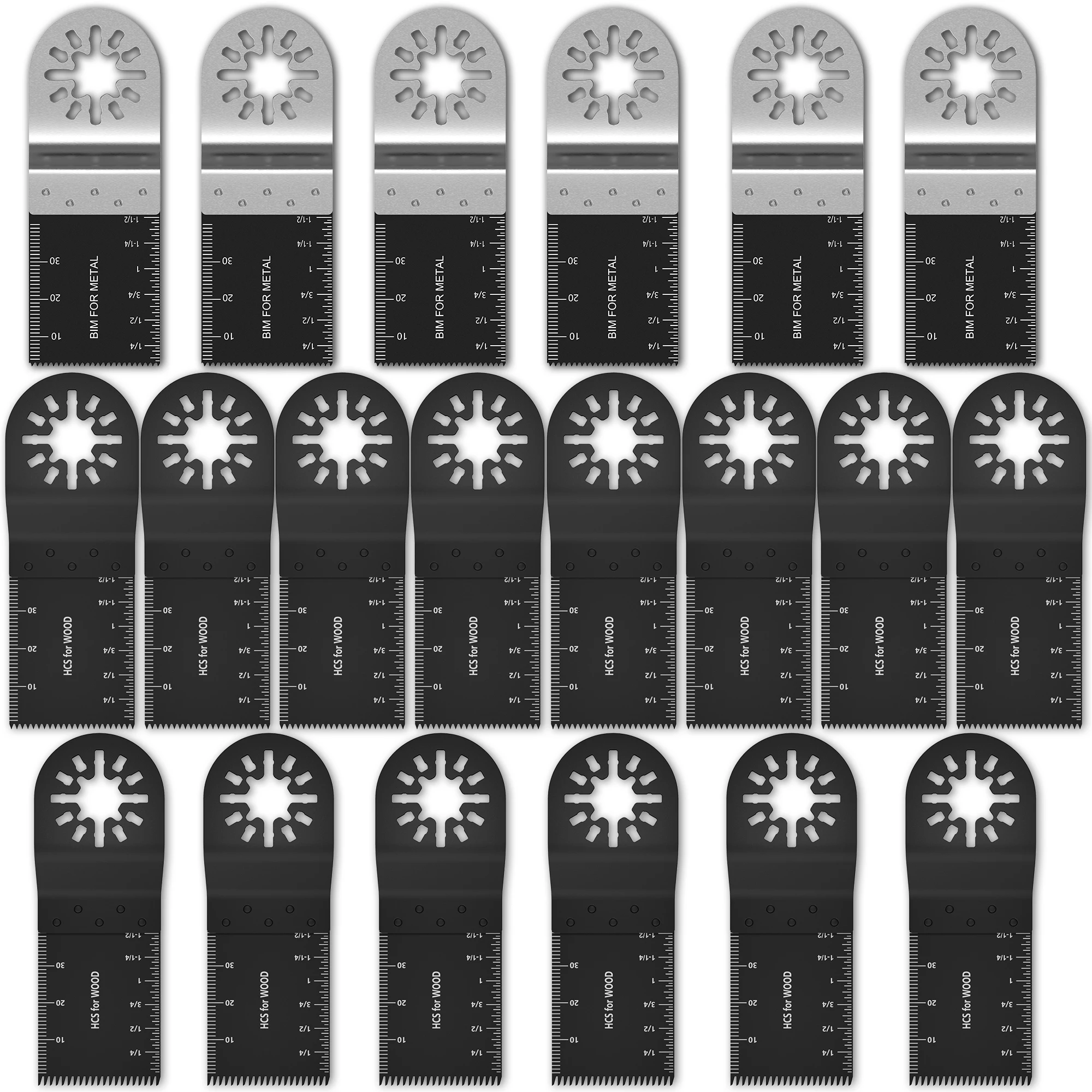 

20 шт. многофункциональные лезвия из высокоуглеродистой стали смешанные Осциллирующие лезвия для пилы быстросъемный Осциллирующий Инструмент универсальные аксессуары