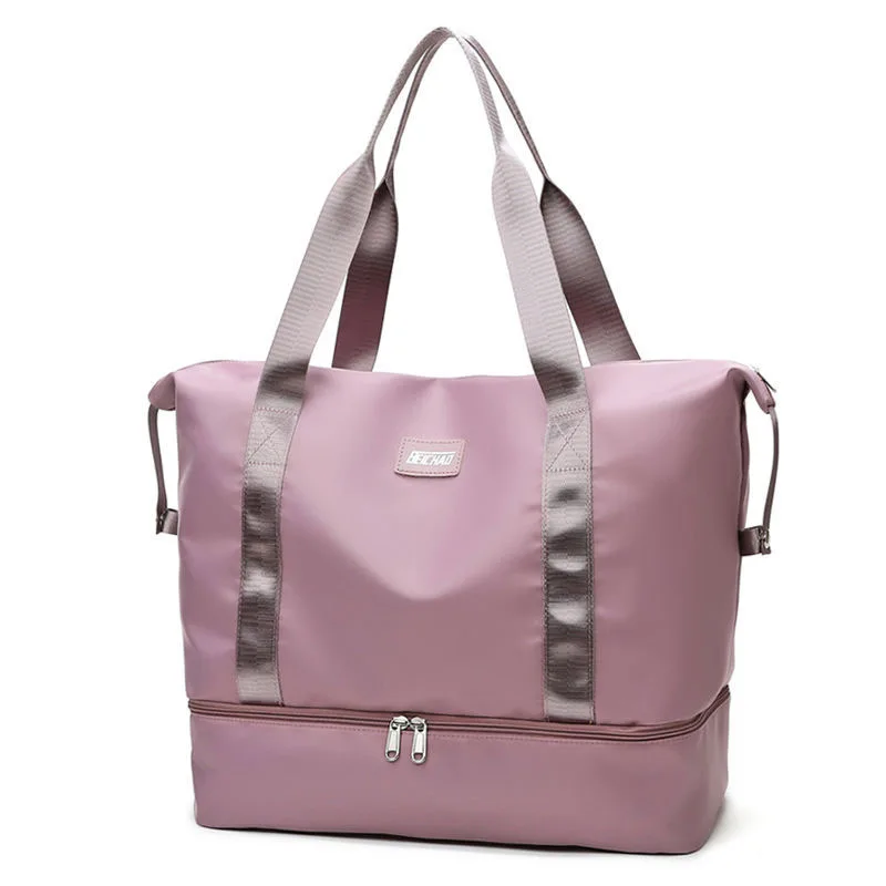 

Dry and wet separation fitness bag Travel sports portable travel bag multi-functional travel bag