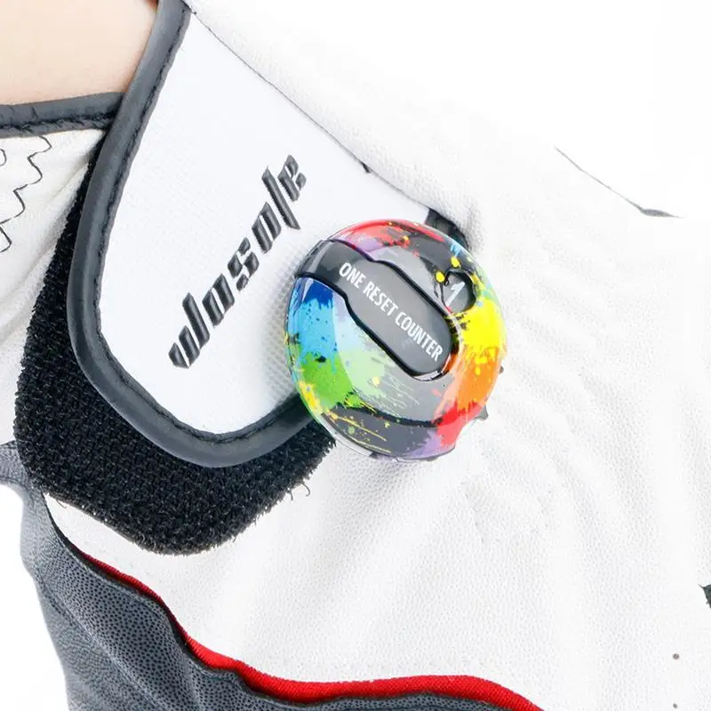 Мини карманные клюшки для игры в гольф цифровые с зажимом перчаток инструмент