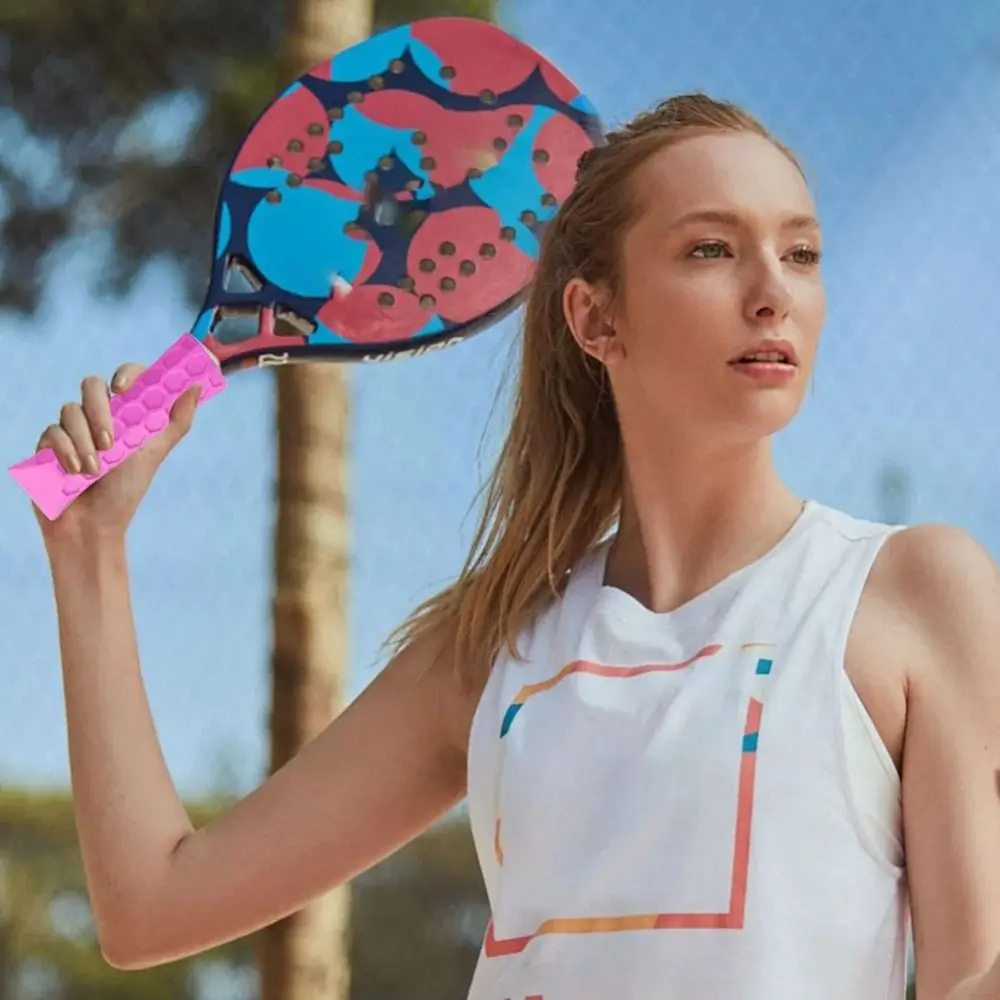 Мягкий силиконовый чехол для ручки Pickleball нескользящий многоразовый силикагель