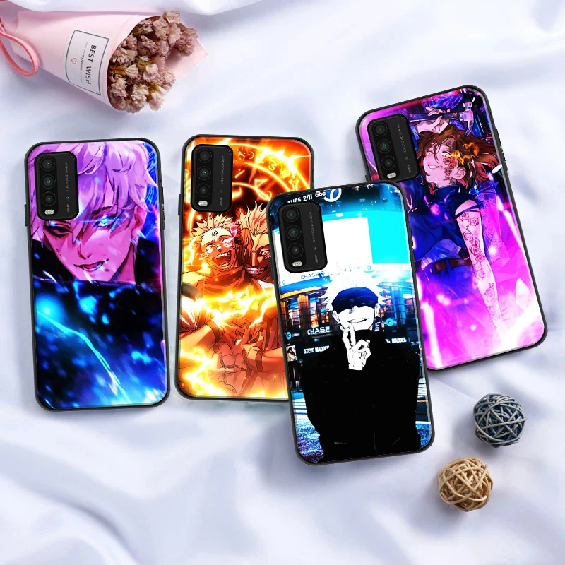 

2022Jujutsu Kaisen Anime Itadori Yuji Ryomen Sukuna Phone Case For Xiaomi Redmi 9 9i 9AT 9T 9A 9C Note 9 9T 9S 9 Pro Max Cover