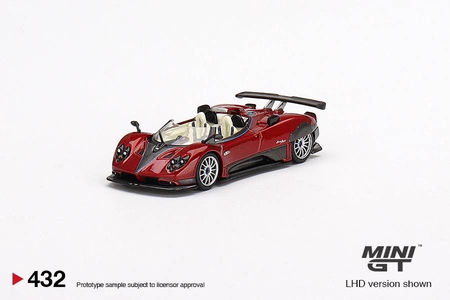 

MINI GT 1:64 Pagani Zonda HP Barchetta Rosso Dubai MGT00432-CH LHD