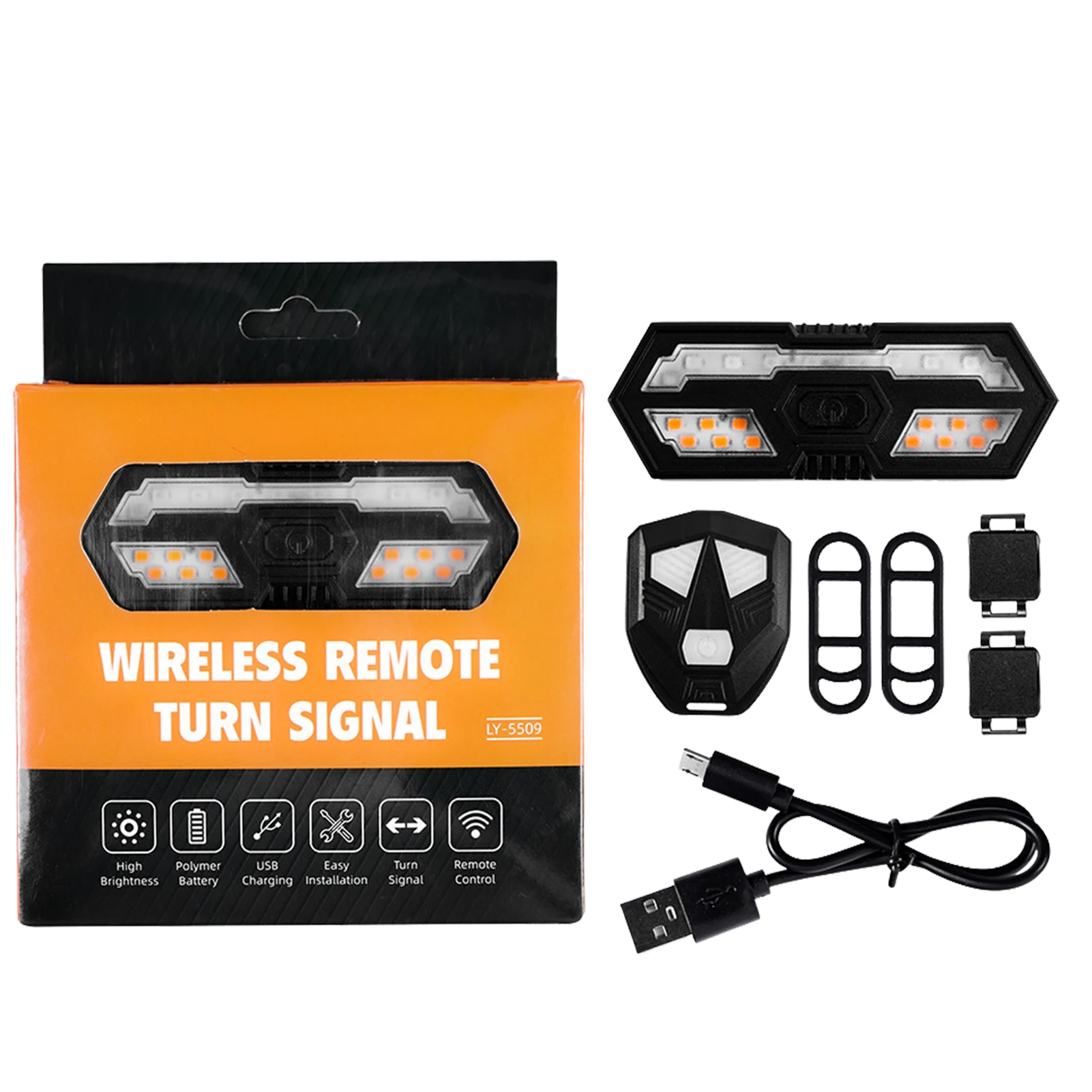 

Bicycle Lights Smart USB Rechargeable Bicycle Indicators Set Bike Tail Light Turn Signals Bicycle Taillight For Cycling Safety