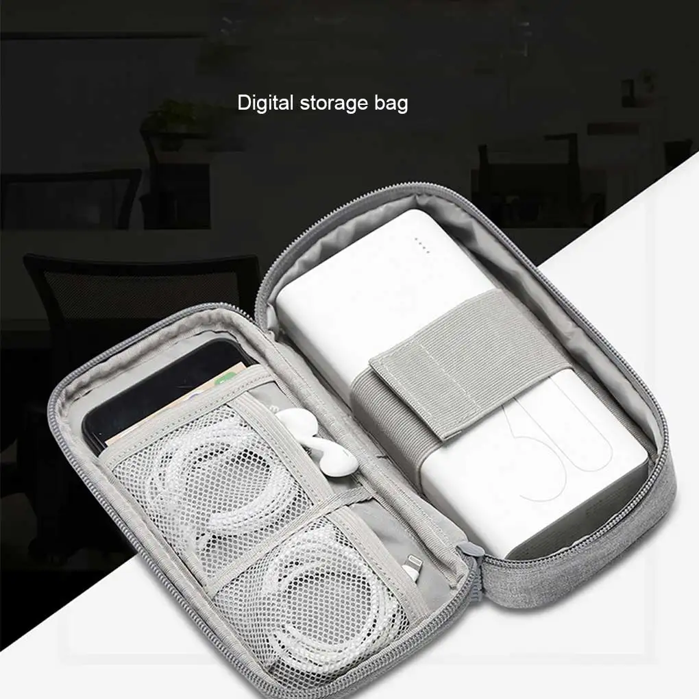 

Portable Power Bank Bags USB Gadgets Wires Organizer Hard Disk Protection Storage Bag Power Bank Protection Wrap