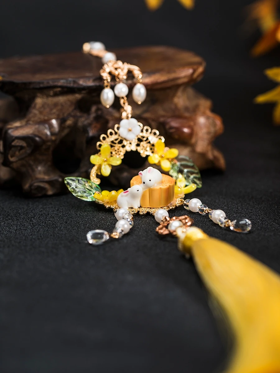 Китайская юбка Hanfu на груди и талии запрещенная покроковая украшение переднюю