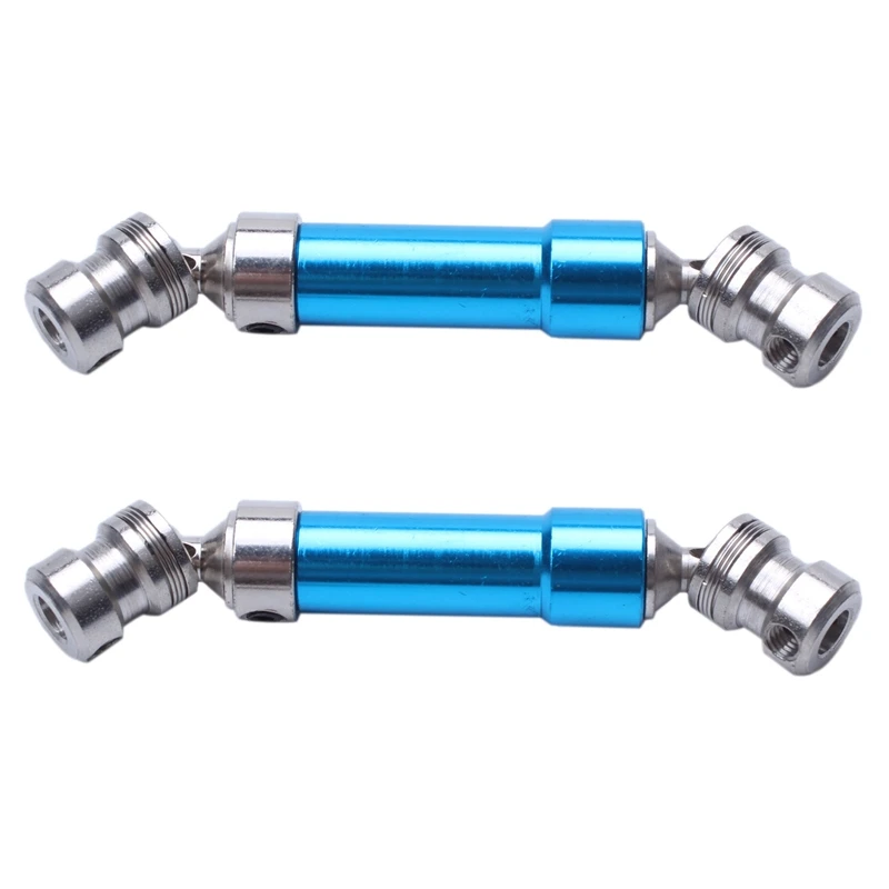 

2Pcs Metal Rear Center Drive Shaft For 1:12 Wltoys 12428 12423 RC Car Short Course Desert Buggy Off-Road Blue