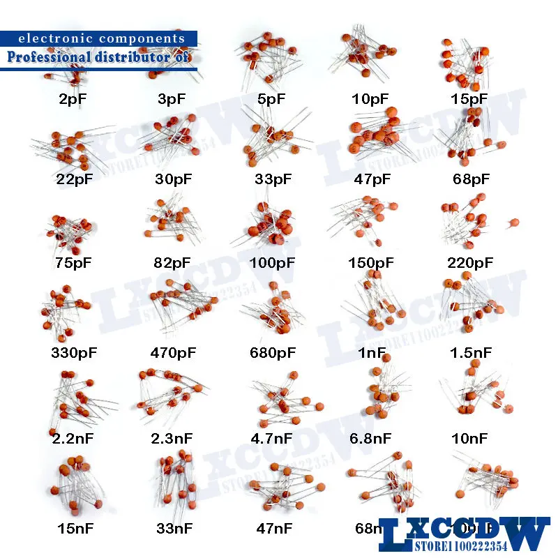 

10 шт. = 300 шт., керамический конденсатор