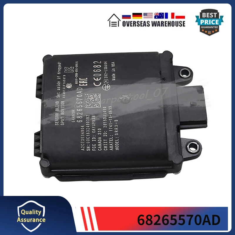 

68265570AD Fits For 2016 2017 2018 Dodge Durango Jeep Grand Cherokee Blind Spot Detection Sensor 1Pcs 68265570AB 68265570AC