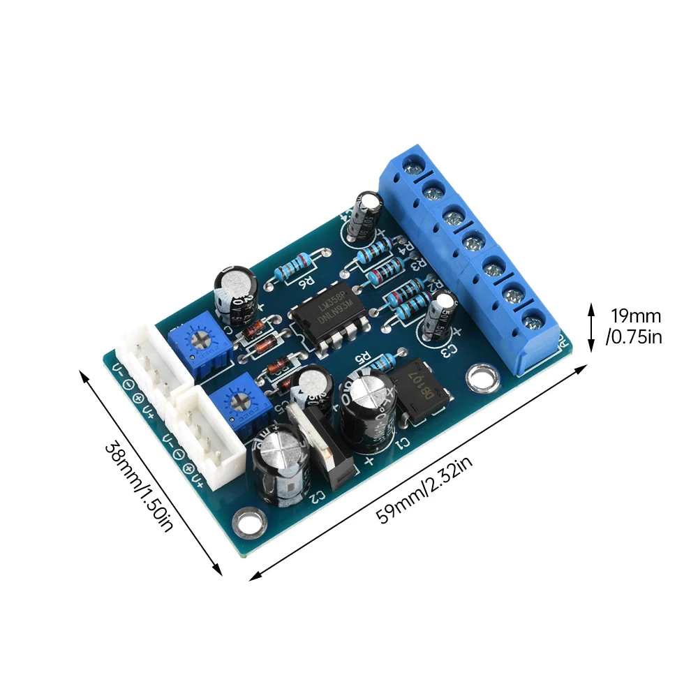 TA7318P AC/DC 12-15 В VU метр плата драйвера усилителя передняя электронная трубка желчный