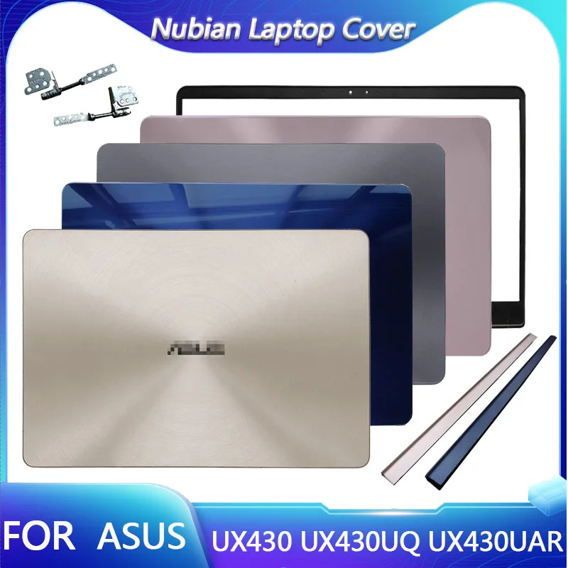 

New Original Laptop Case For ASUS UX430 UX430UQ UX430UAR U4100UQ U4100U LCD Back Cover Front Bezel Hinges Cover Case 14 inch