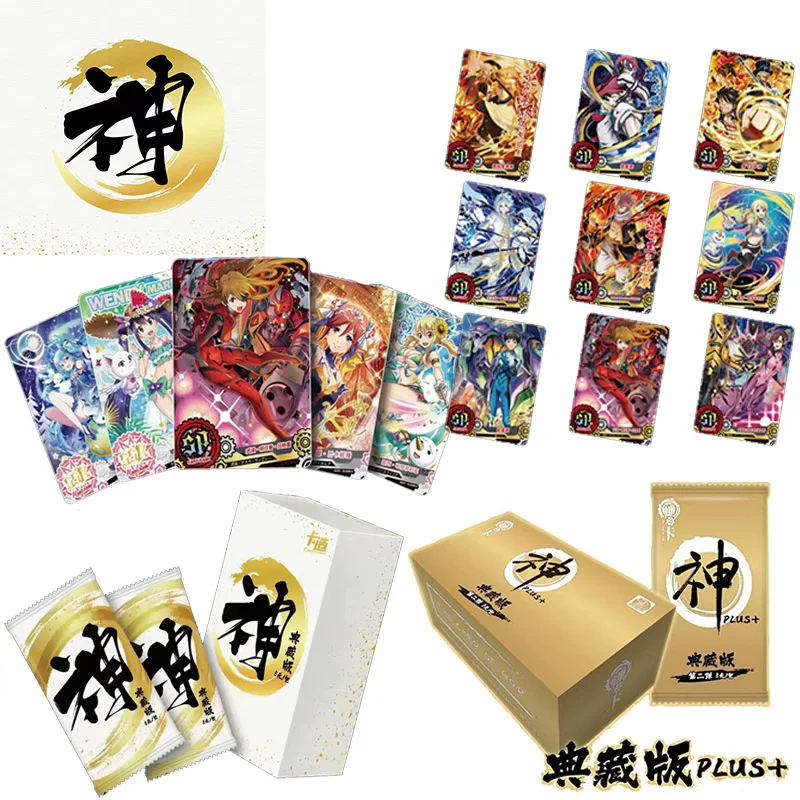 

God Card Card made glazed diamond flash SP card Hatsune Miku anime characters bronzing game collection card children's toy gift