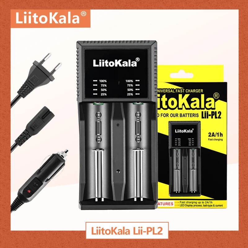 

Зарядное светодиодный LiitoKala для батарей 18650 в li-ion 3,7/18650/18500/16340/26650/21700 /20700/18350/1,2 в