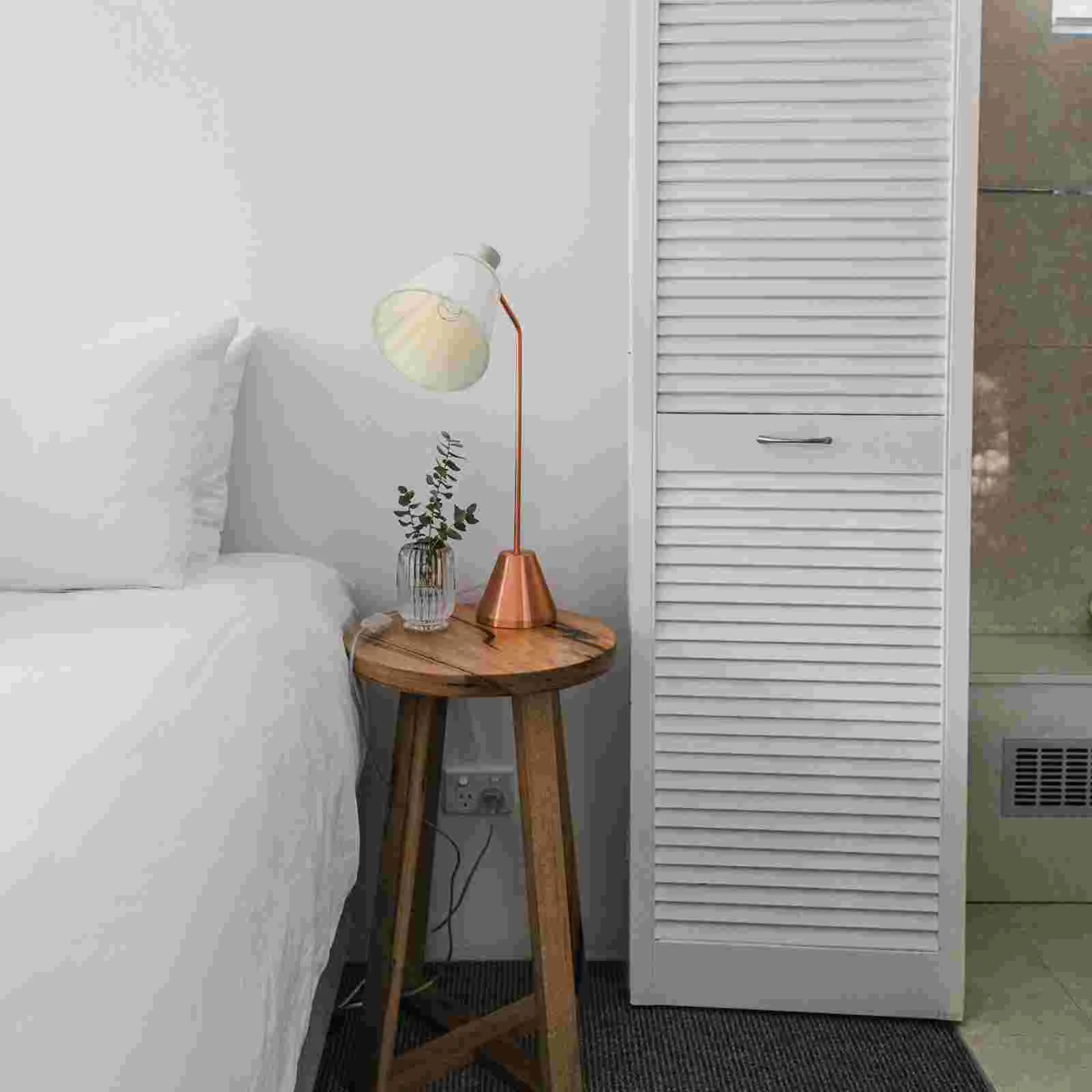

Floor Lamp Shade Table Metal Chandeliers Cover Drum Lampshade Decor Home Vintage Light Candlestick
