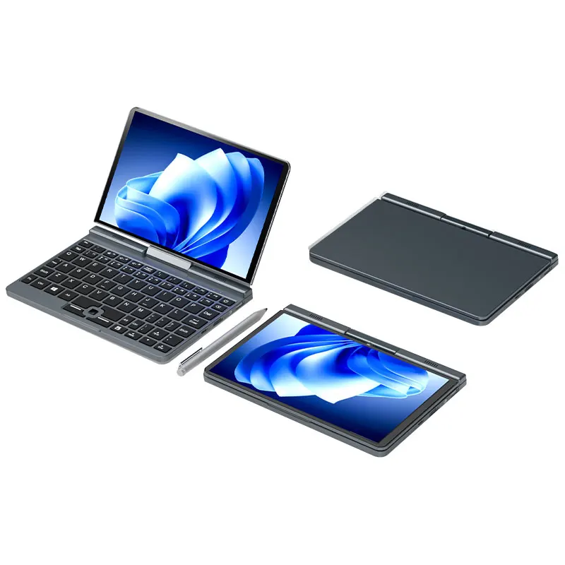 Ноутбук Crelander 2 In1 Mini Computeradoras 8-дюймовый процессор Intel N100 сенсорный экран DDR5 12 ГБ ОЗУ