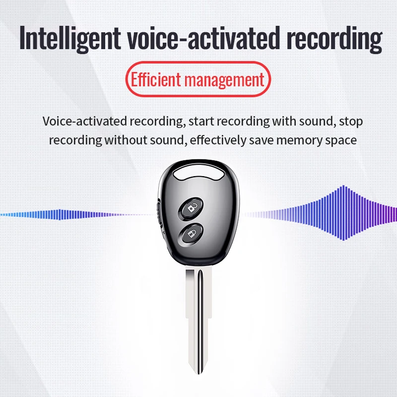 

Mini Voice Recorder Professional HD Remote Noise Reduction Password Protective Dictaphone with Voice MP3 Player Audio Recorders