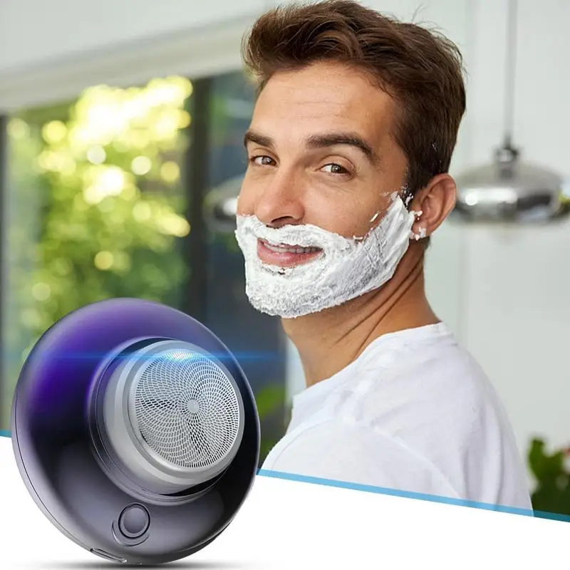 

Mini Electric Shaver Waterproof Deep Cleaner USB Chargeable Men Razor Multi-functional 70g Portable Mini Electric Razor