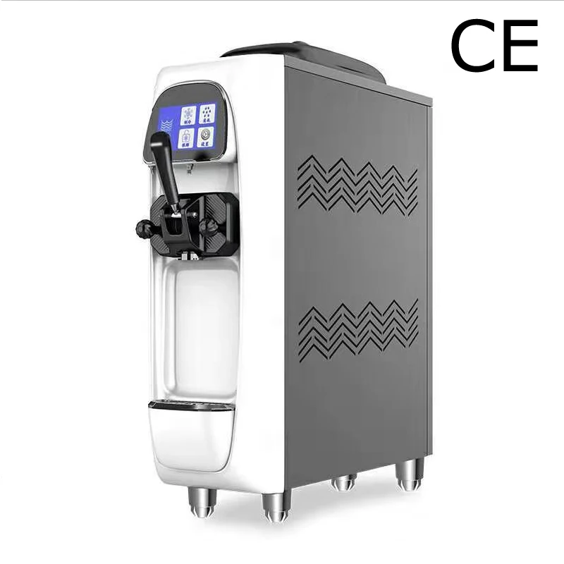 

Household Single Flavor Table Ice Cream Machine with Pre Cooling Kitchen Appliances