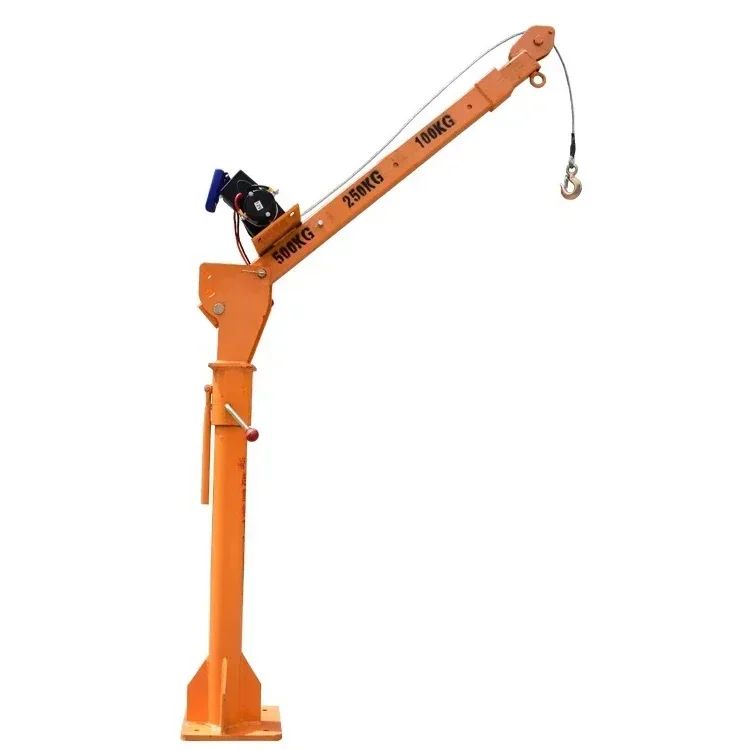 Электрический мини-кран для пикапа 500 кг фунтов 12 В постоянного тока портативный