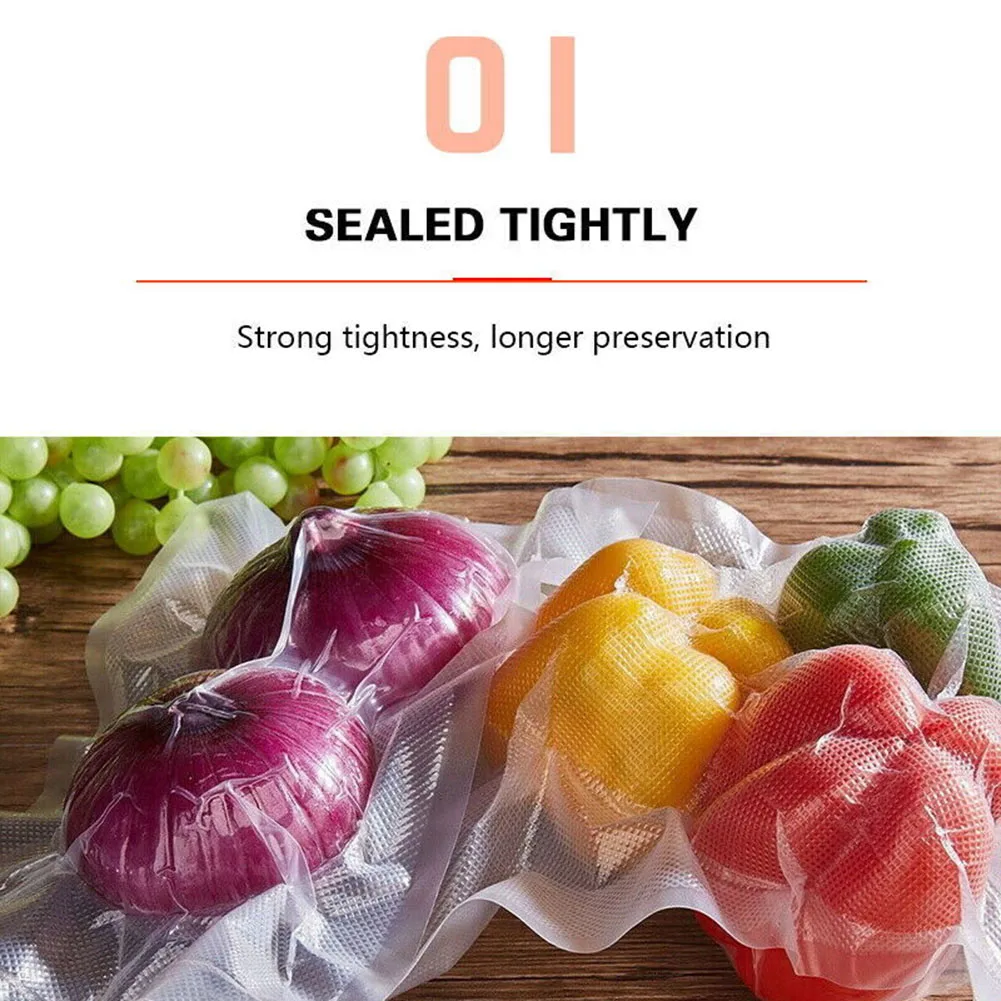 

50/100pcs Vacuum Sealer Bags Food Saver Storage Package Kitchen Food Vacuum Sealer Packaging Refrigerator Food Keep-fresh Bags
