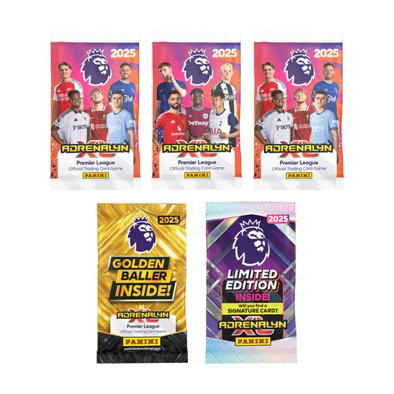 2024/25 Panini Adrenalyn Xl стартовый пакет карт премьер-лиги официальная коллекционная