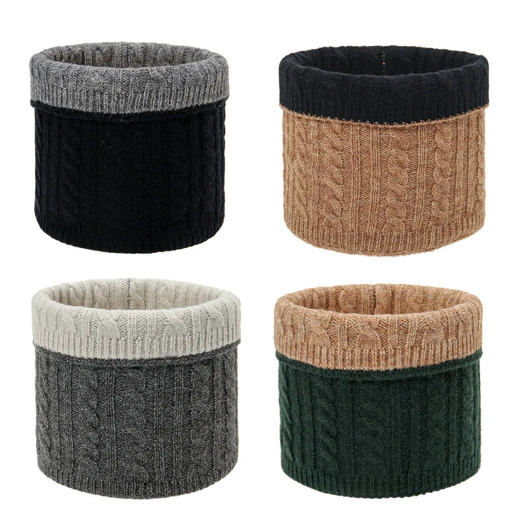 

Уличный пуловер, шарф, вязаный шерстяной снуд, бандана, Обложка для лица, толстые эластичные вязаные крючком шарфы, ветрозащитные шарфы