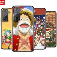 monkey luffy one piece for samsung galaxy s22 s21 s20 ultra plus pro s10 s9 s8 s7 4g 5g tpu soft black silicone phone case cover